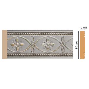 Молдинг DECOMASTER 150-55A ДМСП 80*12*2400  мм