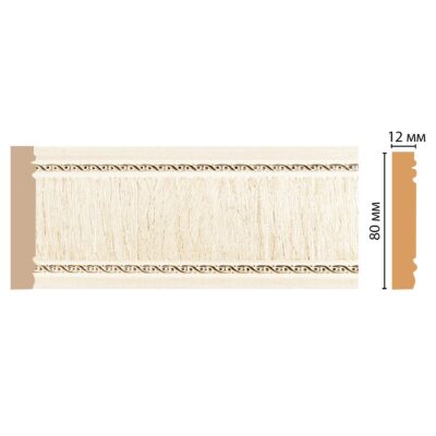 Молдинг DECOMASTER 150-6 80*12*2400 мм