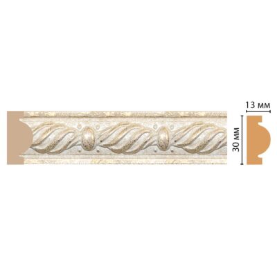 Молдинг DECOMASTER 157-18 ДМ 30*13*2400  мм