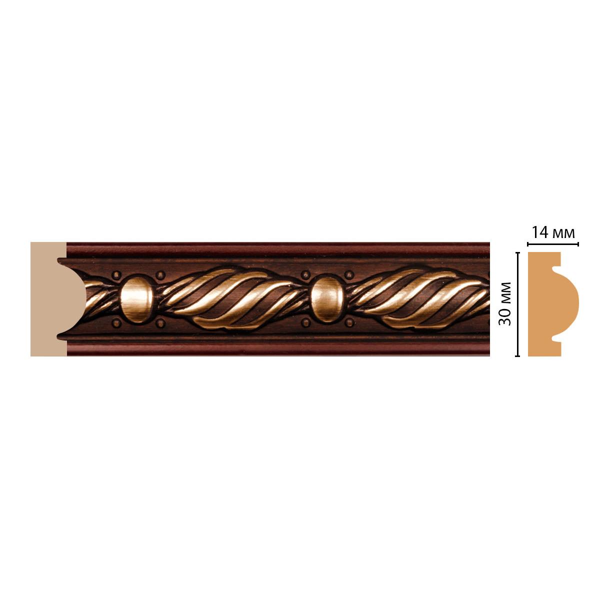 Молдинг DECOMASTER 157-52 30*13*2400 мм Молдинг DECOMASTER 157-52 30*13*2400 мм