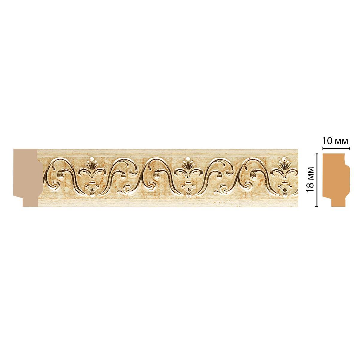 Молдинг DECOMASTER 158-1028 18*10*2400 мм Молдинг DECOMASTER 158-1028 18*10*2400 мм