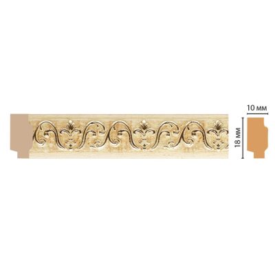 Молдинг DECOMASTER 158-1028 ДМ 18*10*2400  мм