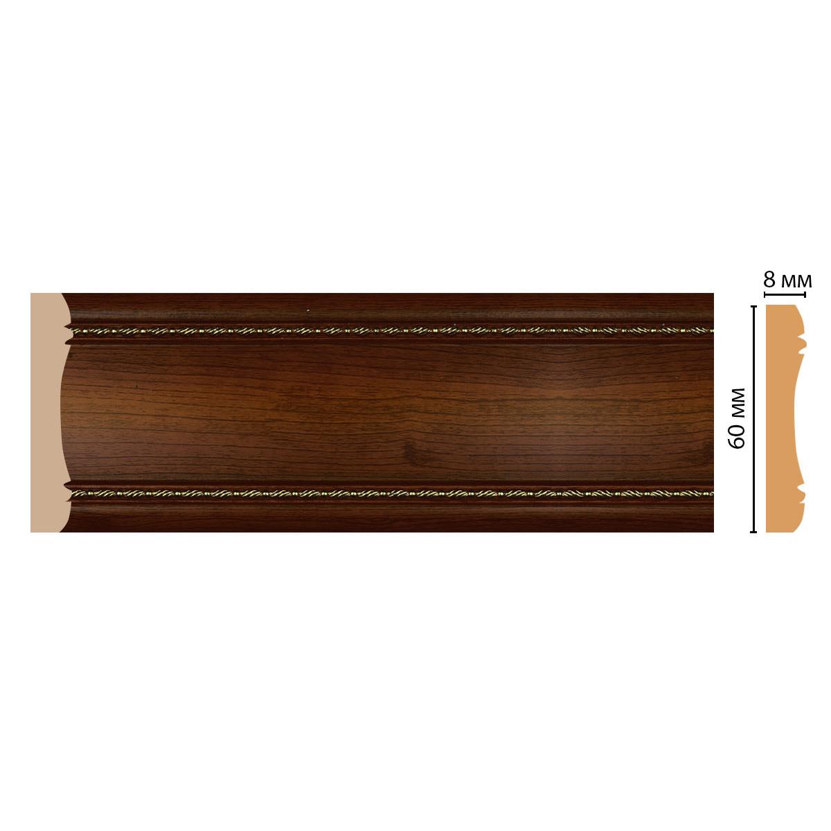 Молдинг DECOMASTER 185-51 60*8*2400 мм Молдинг DECOMASTER 185-51 60*8*2400 мм