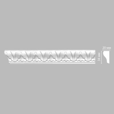 Молдинг с рисунком DECOMASTER 98031F гибкий 34*20*2400 мм