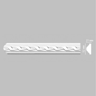 Молдинг с рисунком DECOMASTER 98061F гибкий 52*21*2400 мм
