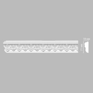 Молдинг с рисунком DECOMASTER 98704F гибкий 71*18*2400 мм
