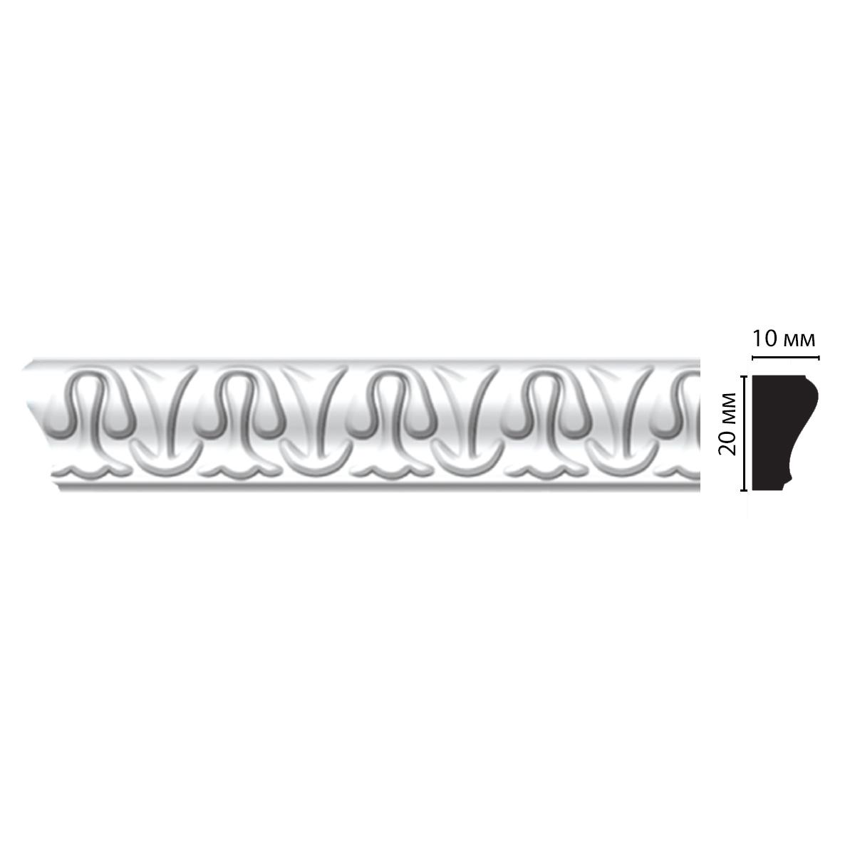 Молдинг с рисунком DECOMASTER D103BДМ 20*10*2000 мм Молдинг с рисунком DECOMASTER D103BДМ 20*10*2000 мм