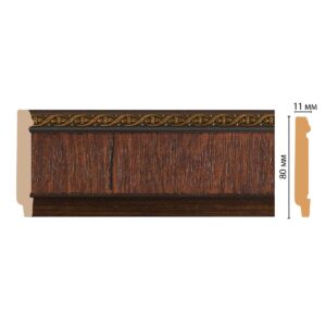 Плинтус напольный DECOMASTER 144-2 ДМ 80*11*2400  мм