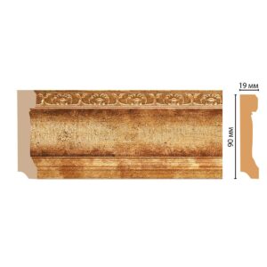 Плинтус напольный DECOMASTER 166-126 90*19*2400 мм