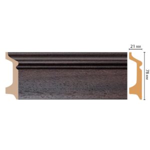 Плинтус напольный DECOMASTER D122-438AДМ 78*21*2400 мм