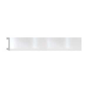 Плинтус напольный DECOMASTER D235-114 80*17*2400 мм белый глянец