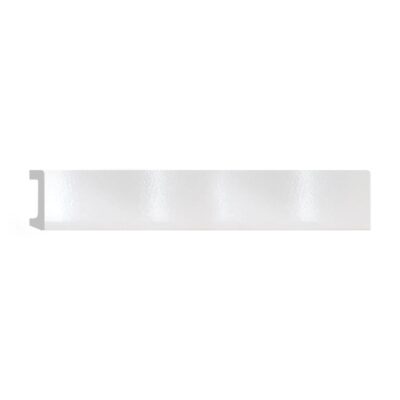 Плинтус напольный DECOMASTER D235-114 80*17*2400 мм белый глянец