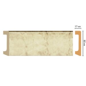 Плинтус напольный DECOMASTER D235-80AДМ 80*17*2400  мм
