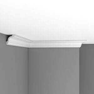 Плинтус потолочный гладкий DECOMASTER 96628F гибкий 52*50*2400 мм