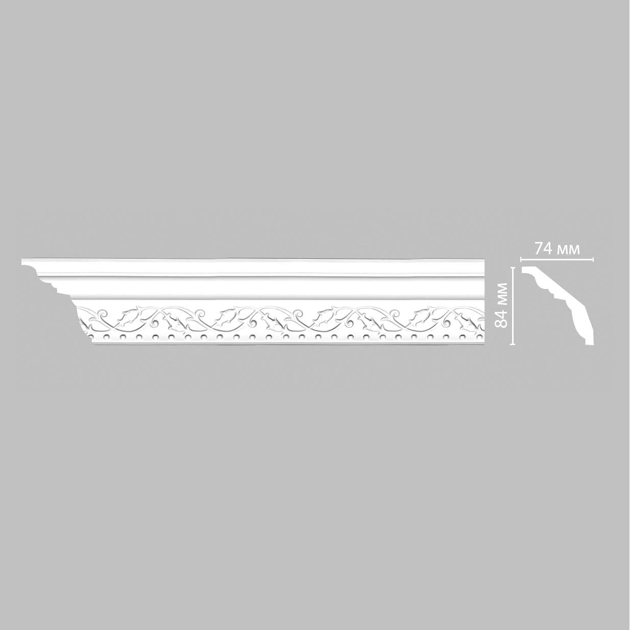 Плинтус потолочный с рисунком DECOMASTER 95621F гибкий 70*84*2400 мм Плинтус потолочный с рисунком DECOMASTER 95621F гибкий 70*84*2400 мм