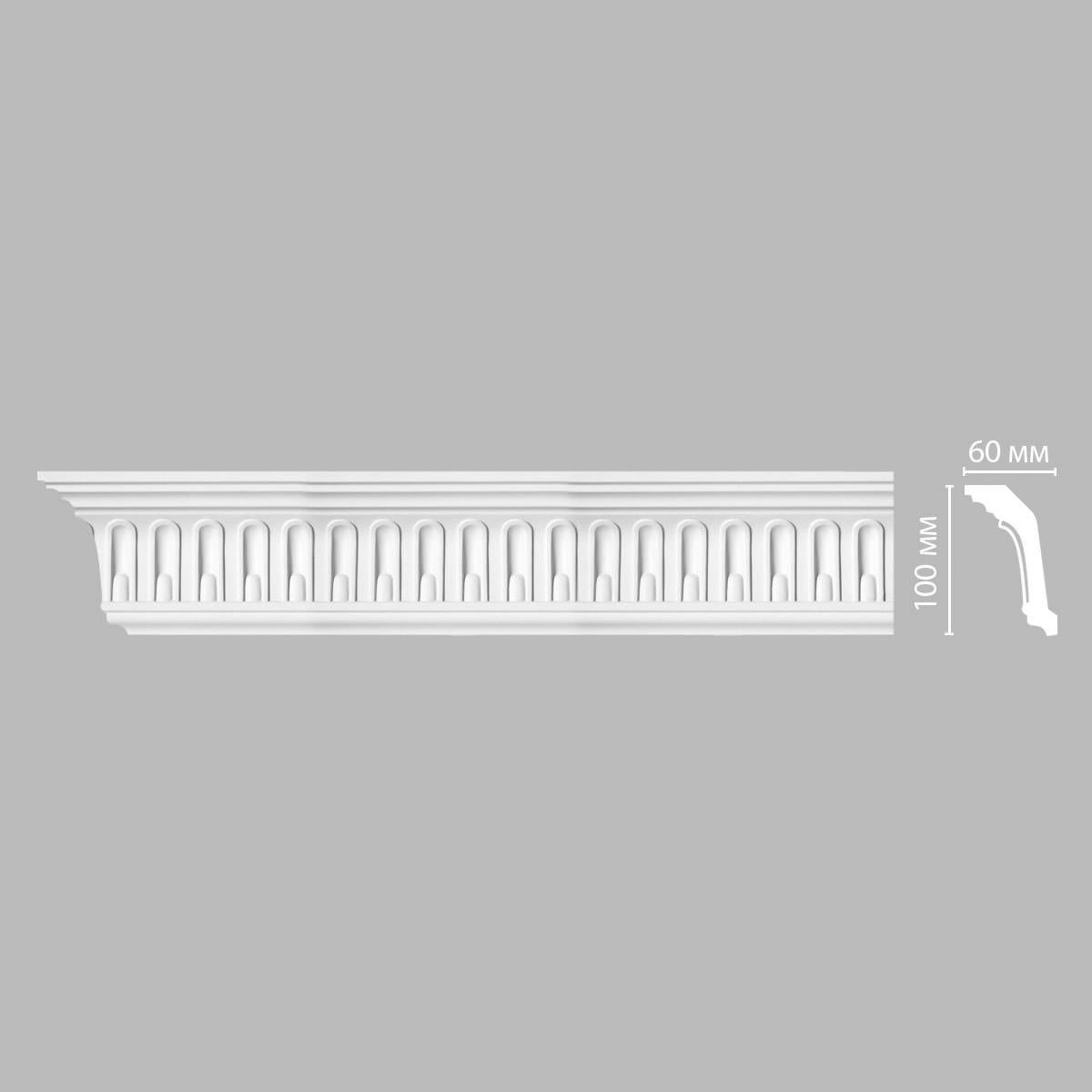 Плинтус потолочный с рисунком DECOMASTER DT-9813F гибкий 100*60*2400 мм Плинтус потолочный с рисунком DECOMASTER DT-9813F гибкий 100*60*2400 мм