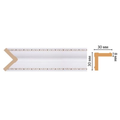 Угол DECOMASTER 116-118 ДМ 30*30*2400  мм