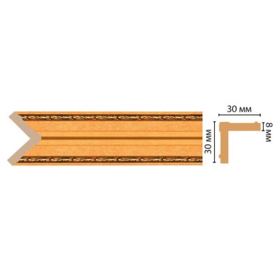 Угол DECOMASTER 116-1223 ДМ 30*30*2400  мм