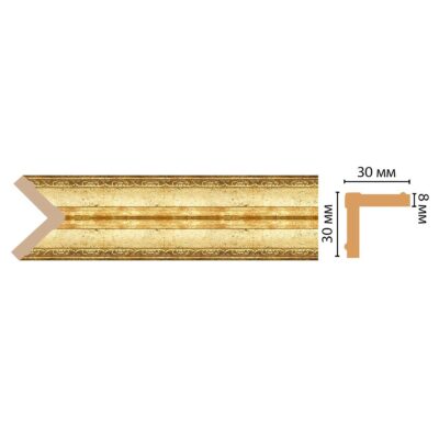 Угол DECOMASTER 116-126 ДМ 30*30*2400  мм