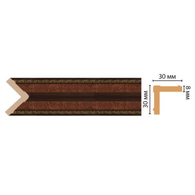 Угол DECOMASTER 116-2 ДМ 30*30*2400  мм