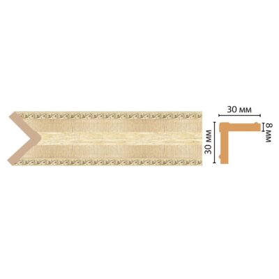 Угол DECOMASTER 116-5 ДМ 30*30*2400  мм