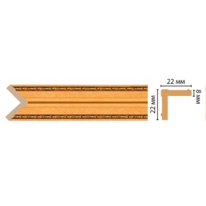 Угол DECOMASTER 116M-1223 22*22*2400 мм