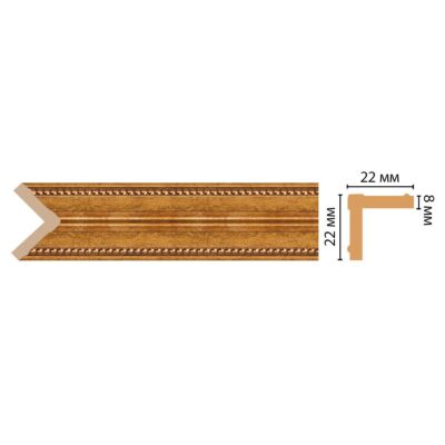 Угол DECOMASTER 116M-58 22*22*2400 мм