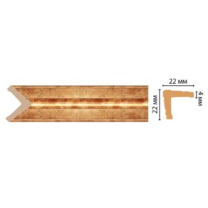 Угол DECOMASTER 116S-552 ДМ 22*22*2400  мм