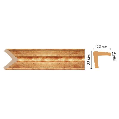 Угол DECOMASTER 116S-552 ДМ 22*22*2400  мм