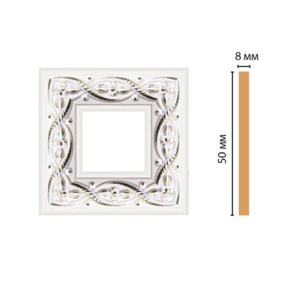 Вставка цветная DECOMASTER 130-2-7D 50*50*8 мм