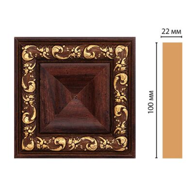 Вставка цветная DECOMASTER D207-1084 100*100*22 мм