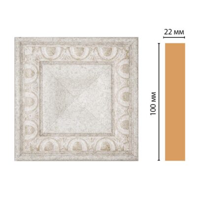 Вставка цветная DECOMASTER D207-19D 100*100*22 мм