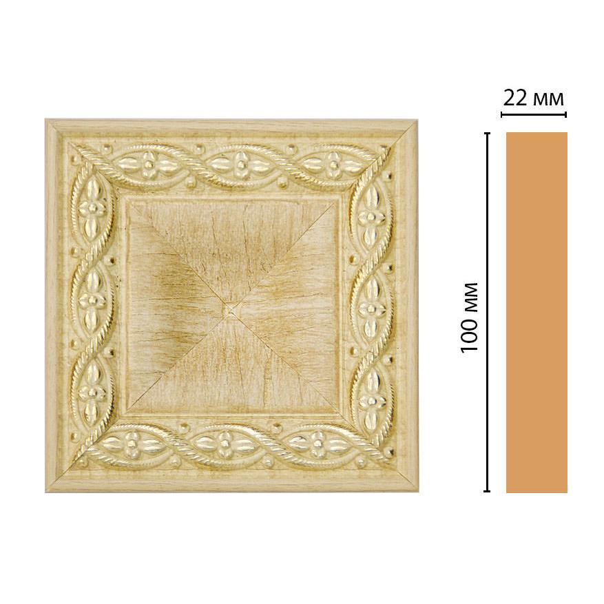 Вставка цветная DECOMASTER D207-5 100*100*22 мм Вставка цветная DECOMASTER D207-5 100*100*22 мм