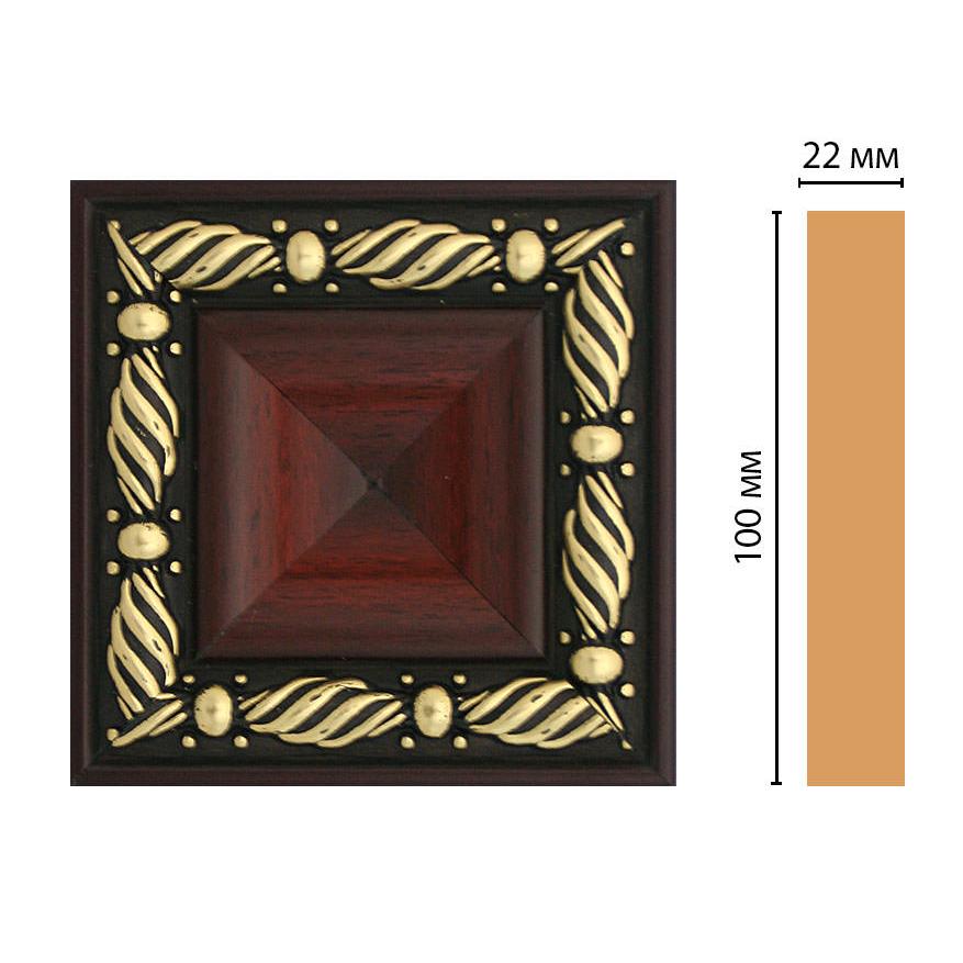 Вставка цветная DECOMASTER D207-52 100*100*22 мм Вставка цветная DECOMASTER D207-52 100*100*22 мм