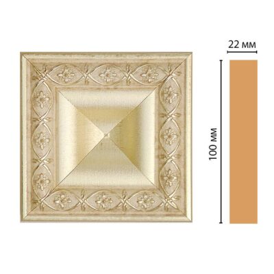 Вставка цветная DECOMASTER D207-937 100*100*22 мм