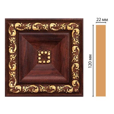 Вставка цветная DECOMASTER D208-1084 120*120*22 мм