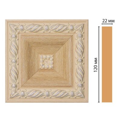 Вставка цветная DECOMASTER D208-11 120*120*22 мм