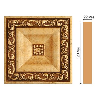 Вставка цветная DECOMASTER D208-552 120*120*22 мм
