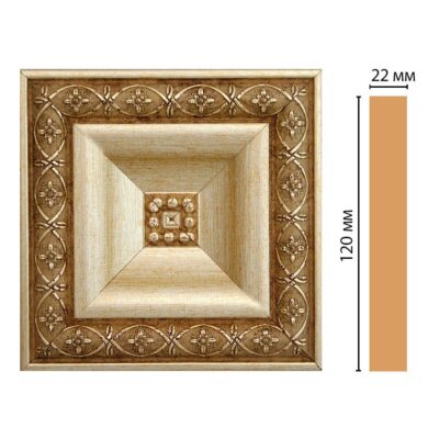 Вставка цветная DECOMASTER D208-933 120*120*22 мм