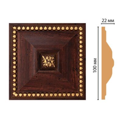 Вставка цветная DECOMASTER D209-1084 100*100*22 мм