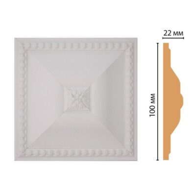 Вставка цветная DECOMASTER D209-115 100*100*22 мм