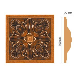 Вставка цветная DECOMASTER D209-1223 100*100*22 мм