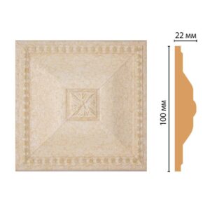Вставка цветная DECOMASTER D209-18D 100*100*22 мм