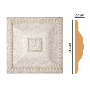 Вставка цветная DECOMASTER D209-19D 100*100*22 мм