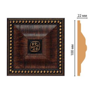 Вставка цветная DECOMASTER D209-2 100*100*22 мм