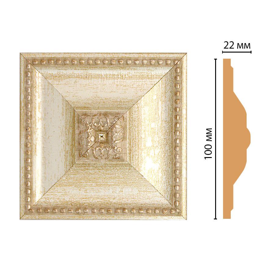 Вставка цветная DECOMASTER D209-281 100*100*22 мм Вставка цветная DECOMASTER D209-281 100*100*22 мм