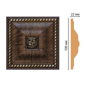Вставка цветная DECOMASTER D209-3 100*100*22 мм