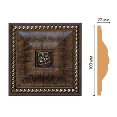 Вставка цветная DECOMASTER D209-3 100*100*22 мм