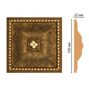 Вставка цветная DECOMASTER D209-43 100*100*22 мм