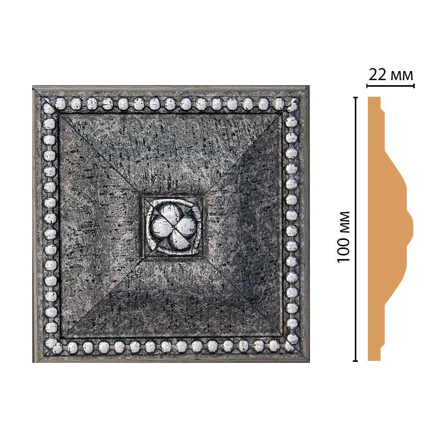 Вставка цветная DECOMASTER D209-44 100*100*22 мм Вставка цветная DECOMASTER D209-44 100*100*22 мм
